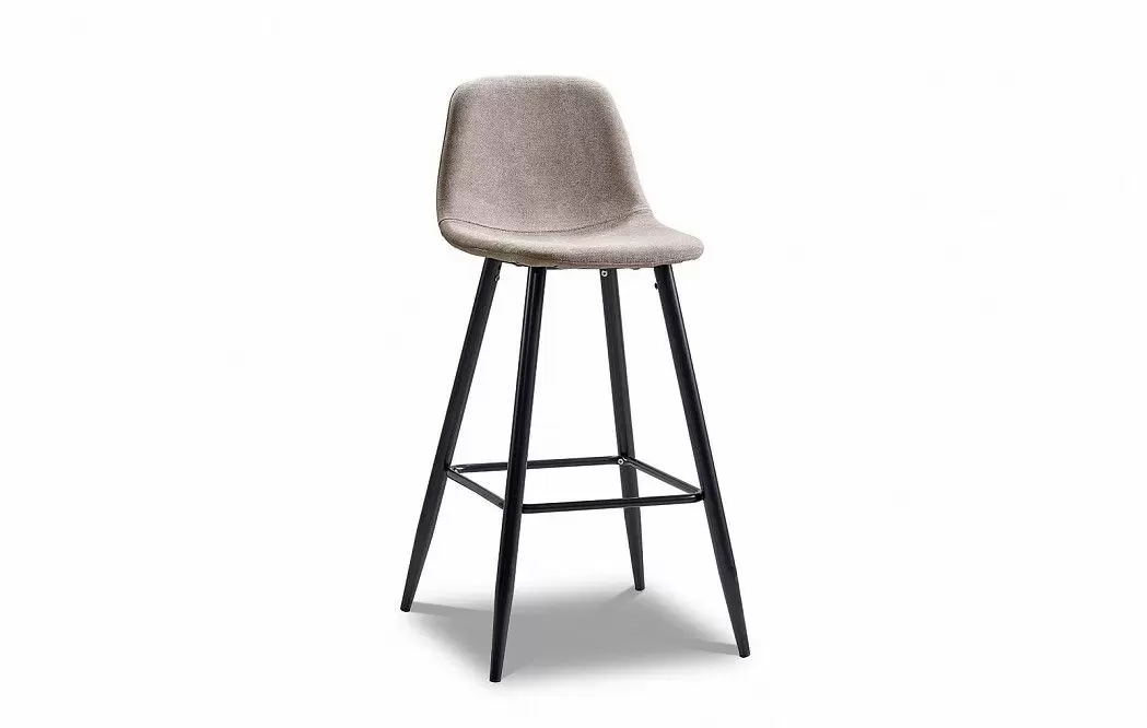 Стул барный Jackson Bar, бежевый/черный