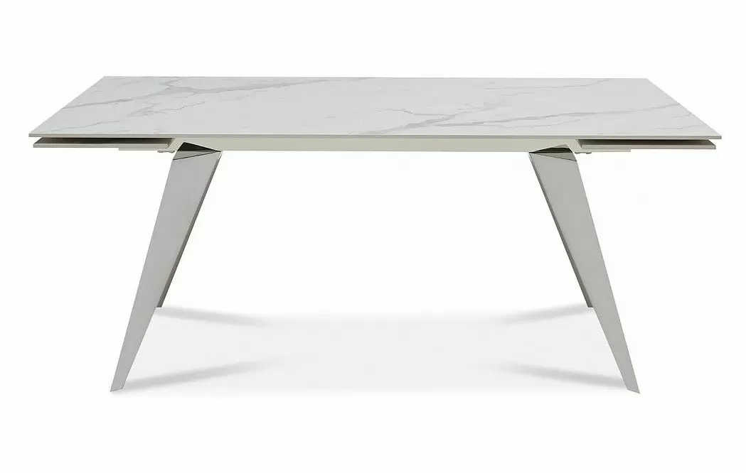 Стол раскладной Ramses 180-250, белый мрамор/хром - фото 4
