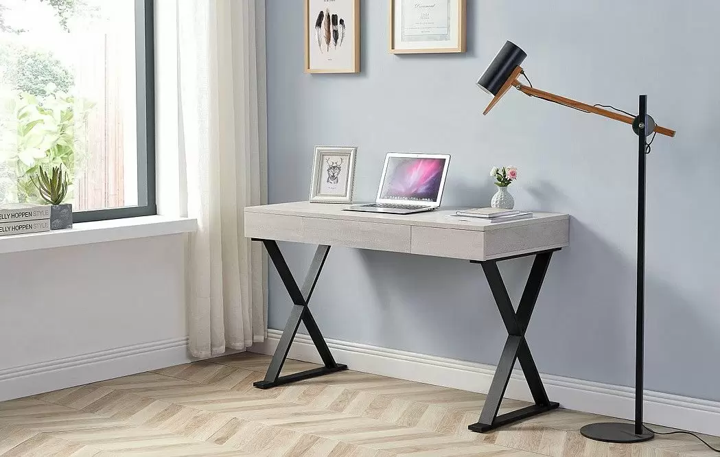 Стол письменный Croft, пепельный дуб/черный - фото 4