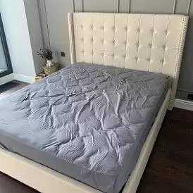 Кровать с подъемным механизмом Vivien 180x200, желтый