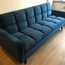 Диван-кровать Felicity, темно-синий/натуральный