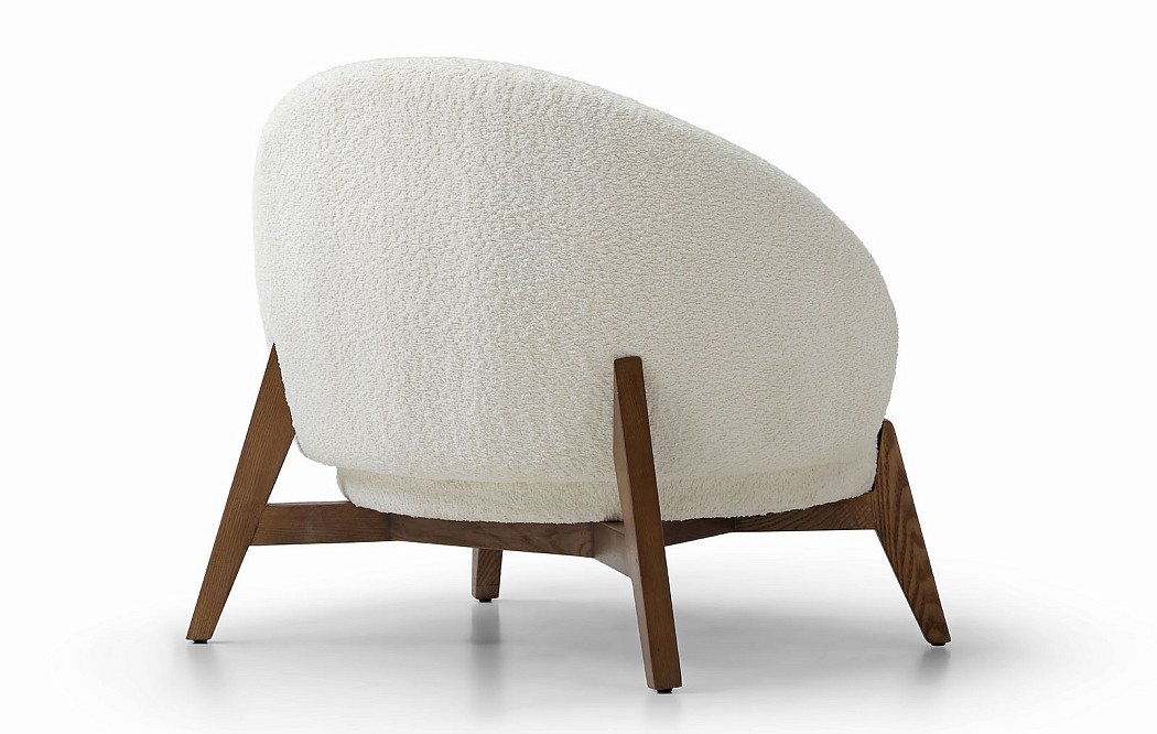 Кресло Orlando, белый/орех - фото 9