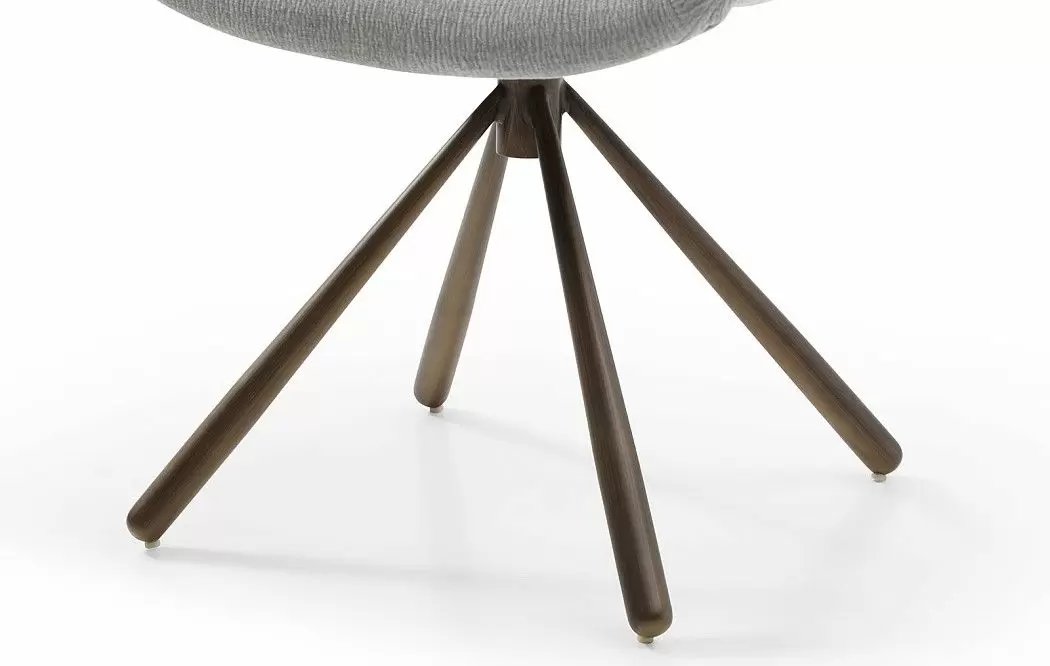 Стол Donna + 4 стула Alessa серый - фото 8