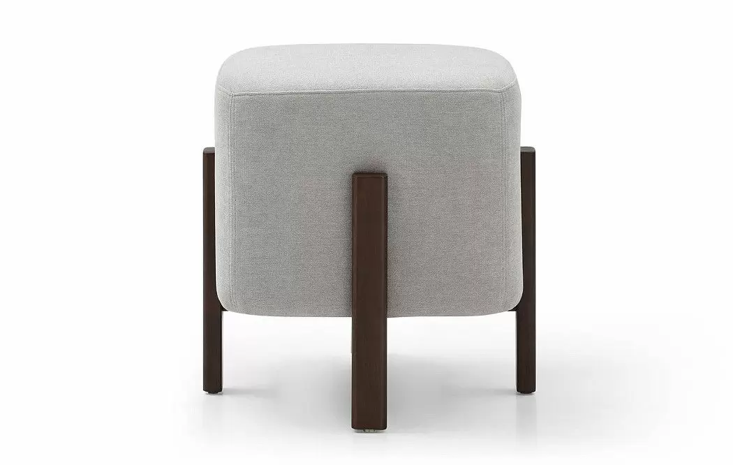 Пуф Emmy (45), серый/орех - фото 3