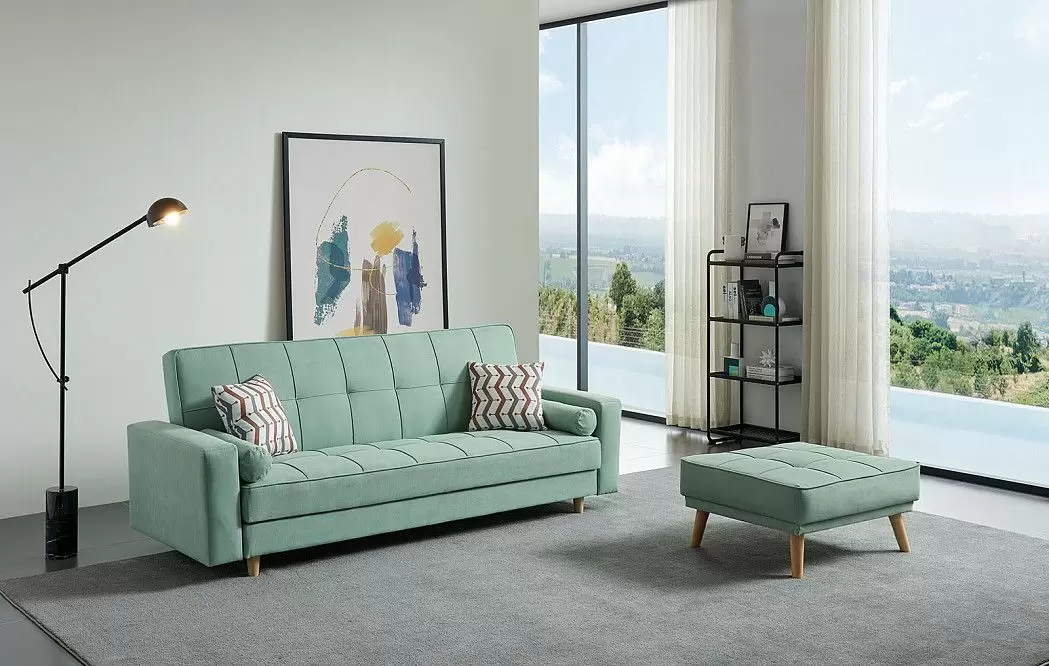 Диван-кровать Manhattan, бирюзовый