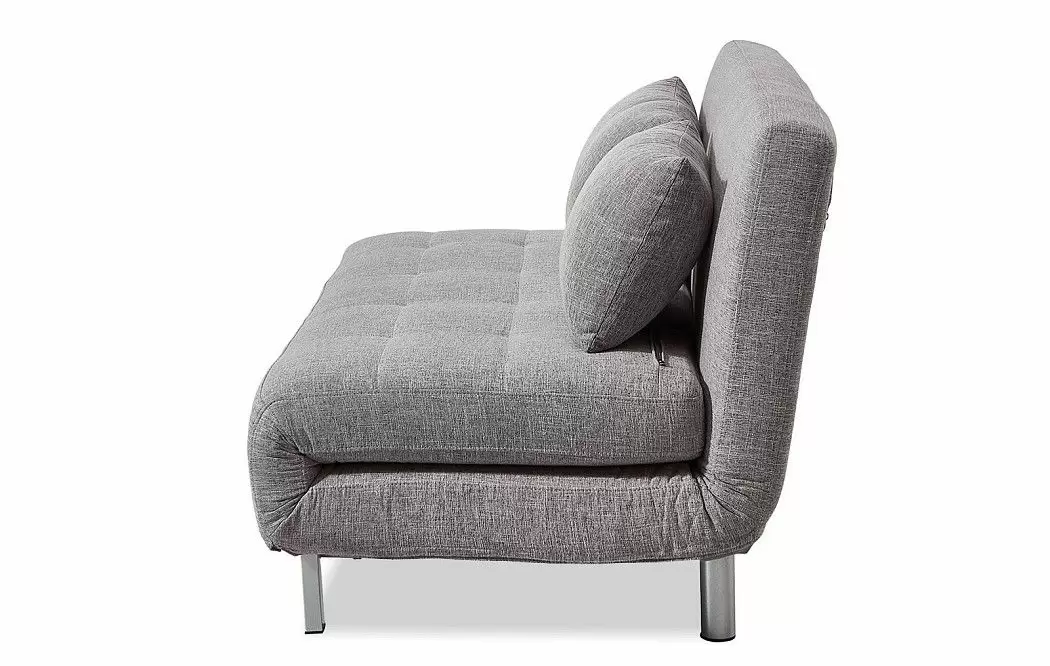 Диван-кровать Doris, серый цвет/хром - фото 5