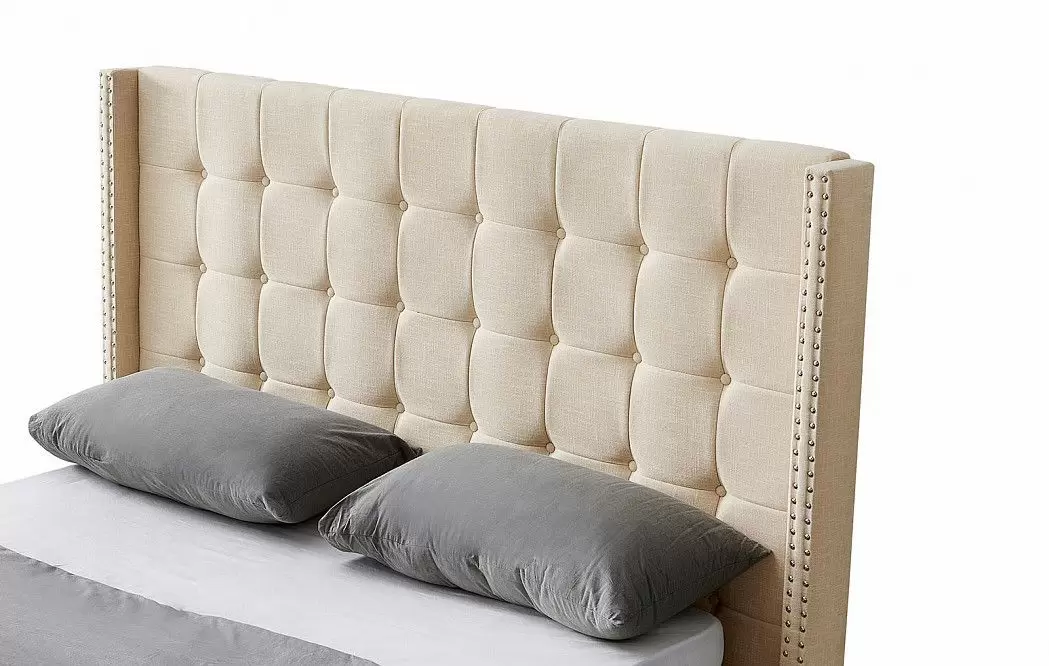 Кровать с подъемным механизмом Vivien 180x200, бежевый - фото 5