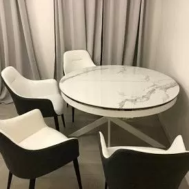 Стул Rosamund, белый/темно-серый