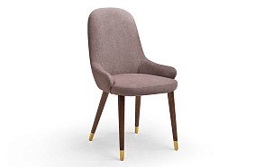 Стул Franco, бежевый/орех/золото