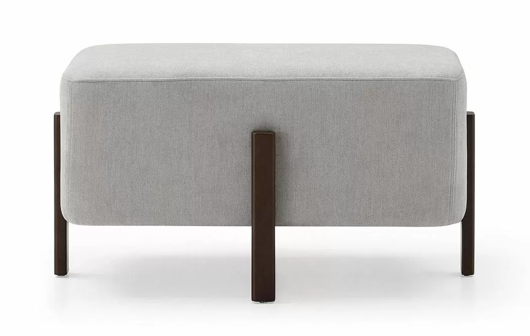 Банкетка Emmy (80), серый/орех - фото 3