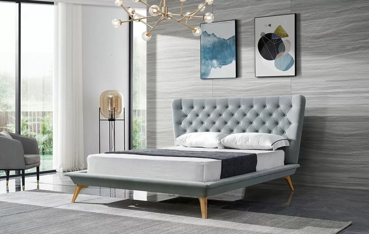 Кровать с мягкой спинкой - создаем уют в спальне