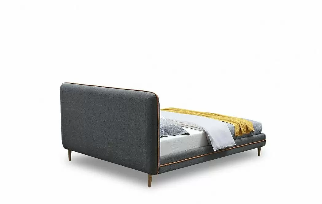 Кровать Madeira 160x200, серо-коричневый - фото 8