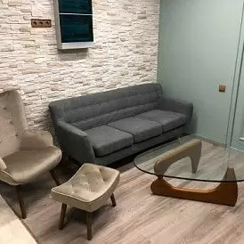Оттоманка Hygge, слоновая кость/золото