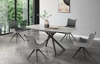 Стол Salerno + 4 кресла Jess