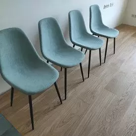 Стул Jackson, голубой/черный