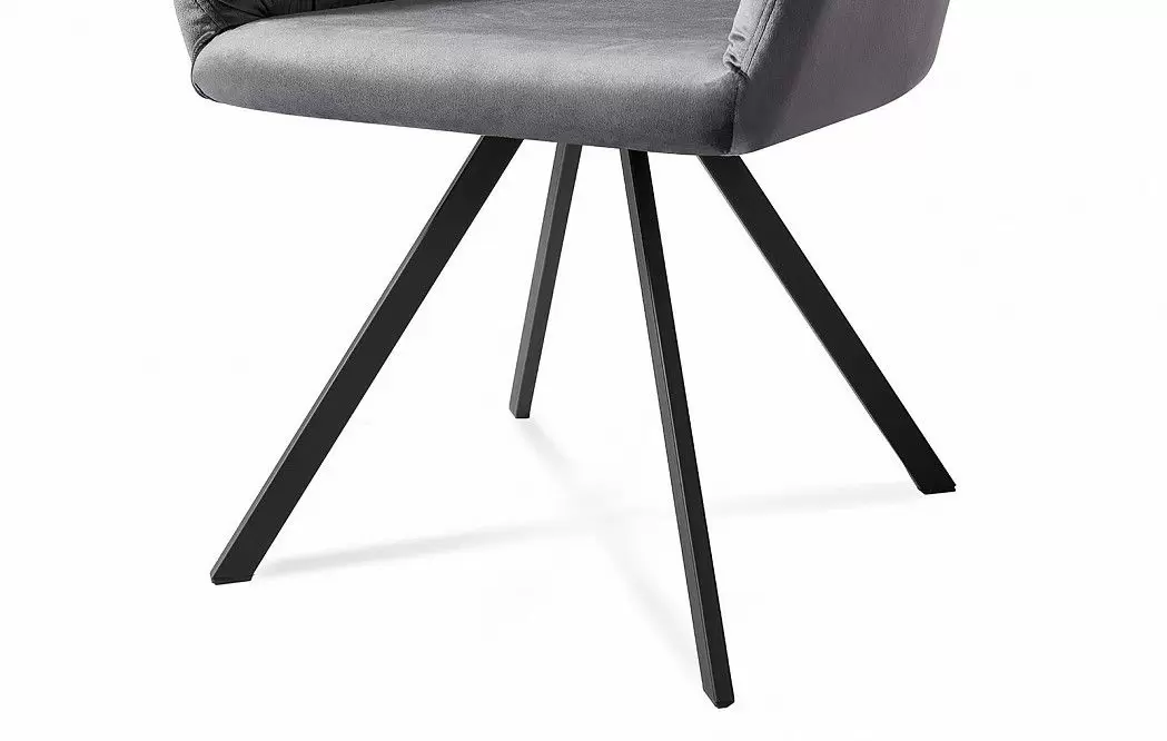 Стол Dusseldorf + 4 темно-серых стула Glenn - фото 15