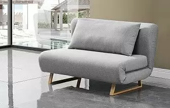 Диван-кровать Rosy 2-х местный, серый/без принта