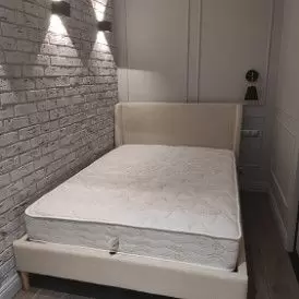 Кровать Carrera 160x200 (с подъемным механизмом), голубой