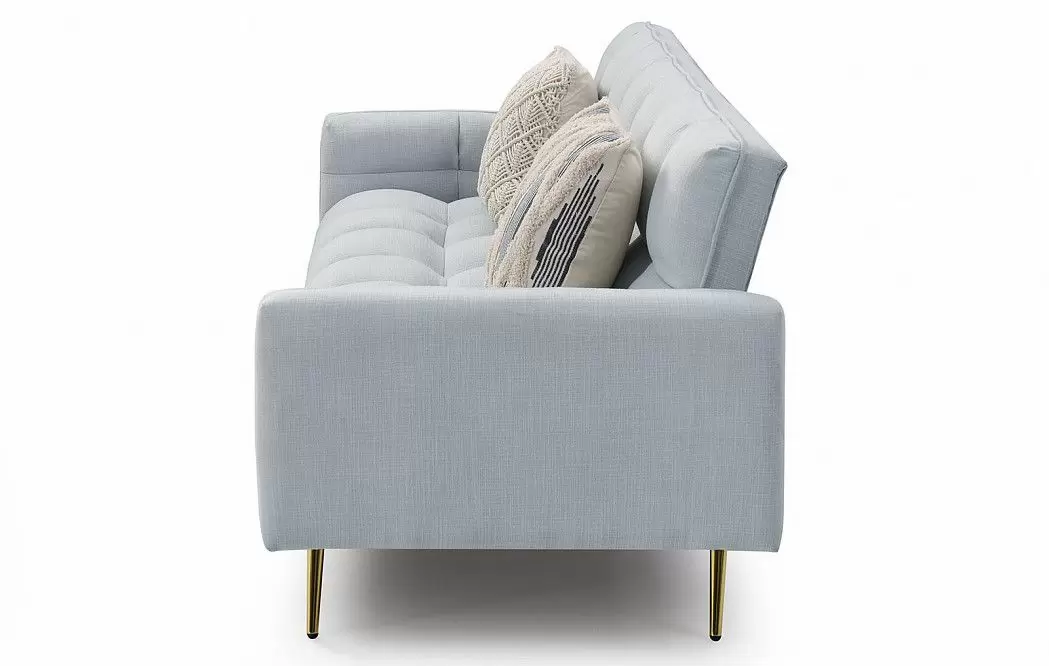 Диван-кровать Madrid, небесно-голубой/золотые ножки - фото 10