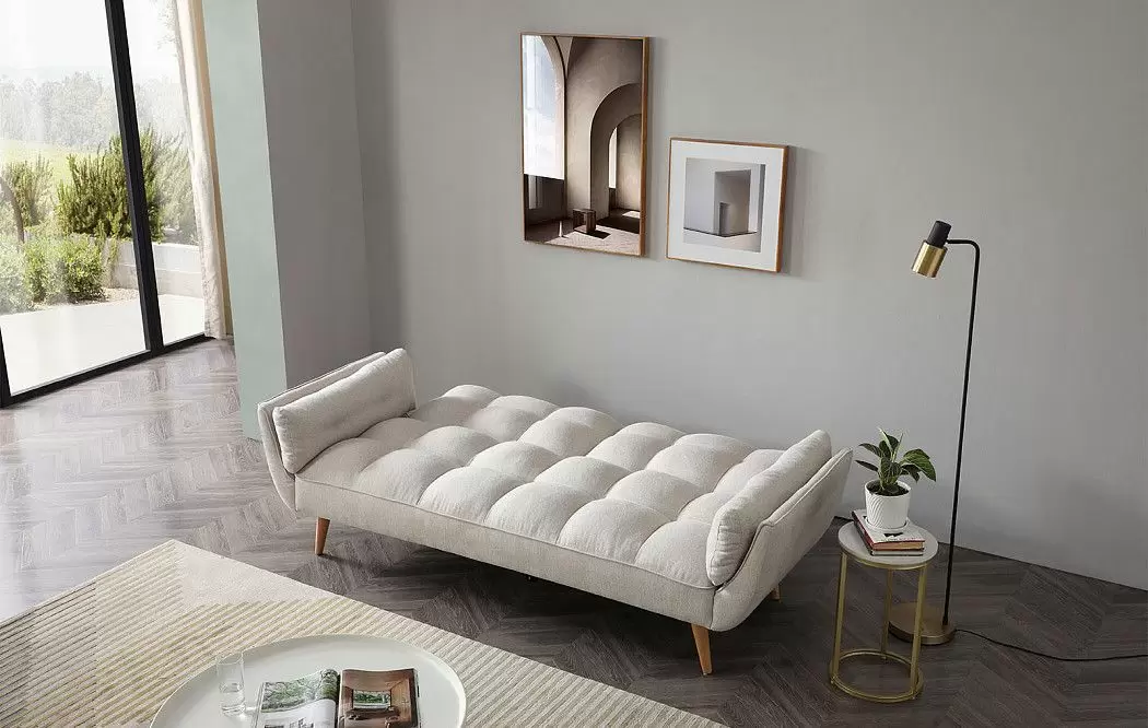 Диван-кровать Annabel, кремовый - фото 2