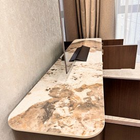 ТВ Тумба Lorraine, керамика/орех/шампань