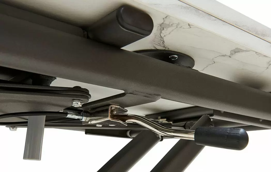 Стол-трансформер Jordan, светлый мраморный рисунок - фото 13