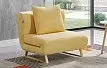 Кресло-кровать Rosy, желтый/без принта