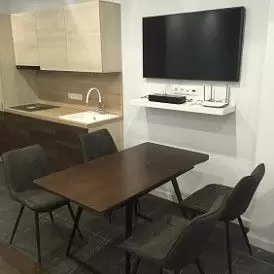 Стол раскладной Vermont, черный/белый