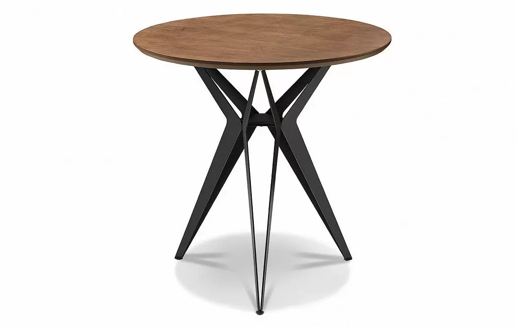 Стол журнальный Elegance (60), орех/черный