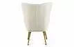 Кресло Hygge, слоновая кость/золото