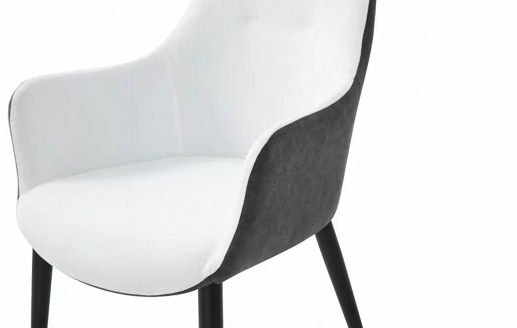 Стул Rosamund, белый/темно-серый - фото 8