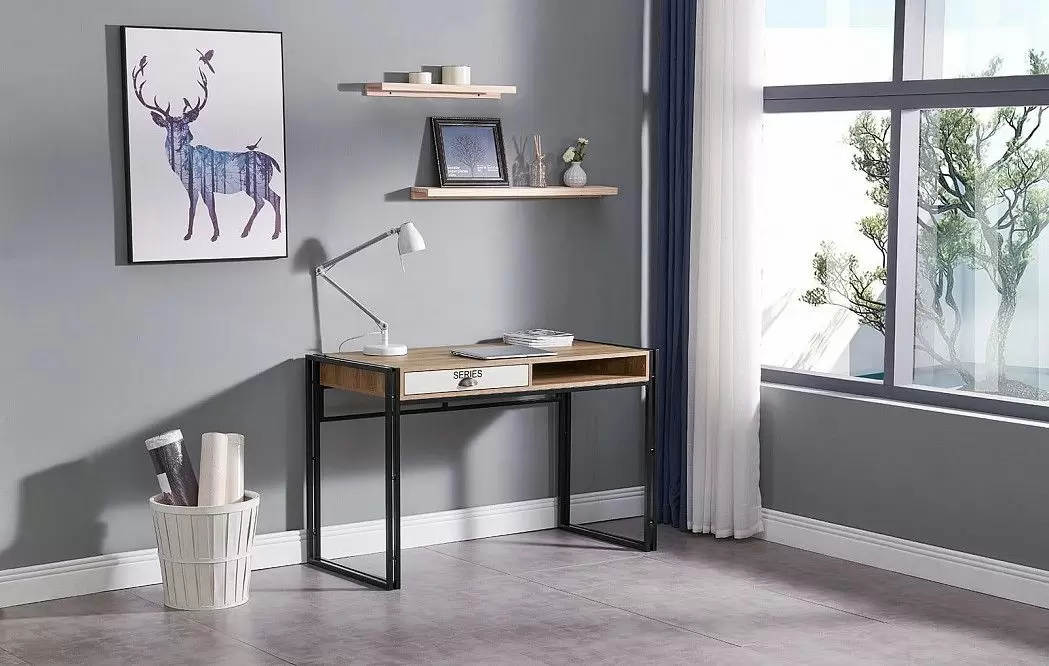 Стол письменный Discovery, орех/черный - фото 11