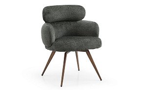 Стул Evy, зеленый/бронза