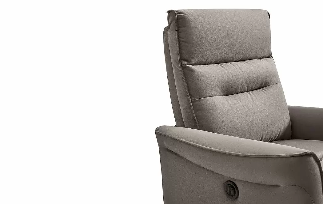 Кресло-реклайнер Bailey, серо-коричневый - фото 12