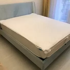 Кровать Carrera 160x200 (с подъемным механизмом), голубой