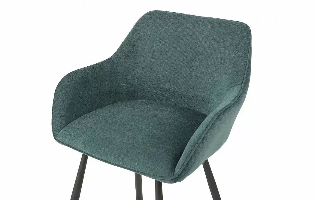 Стул полубарный Edwin, зеленый/черный - фото 4