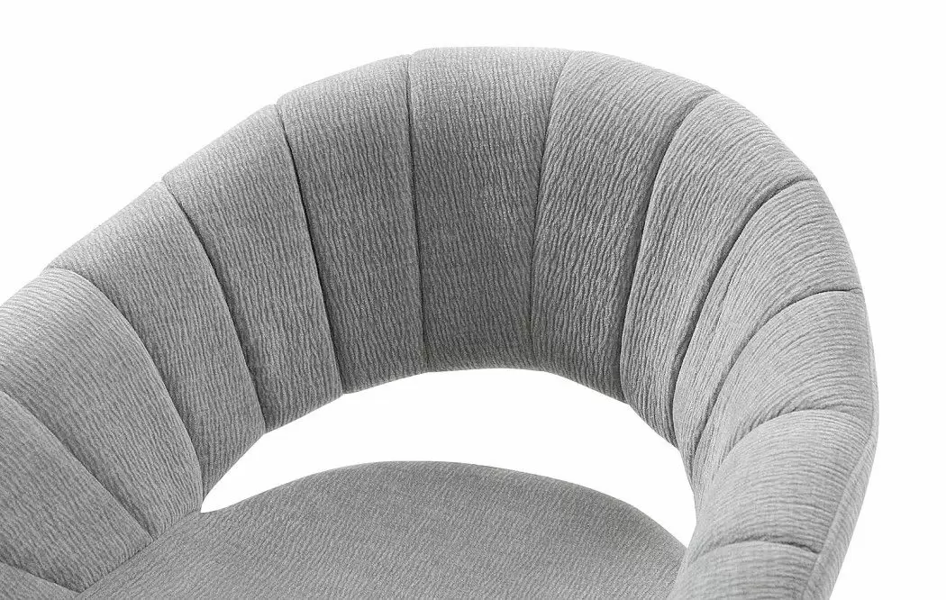 Стол Donna + 4 стула Alessa серый - фото 7