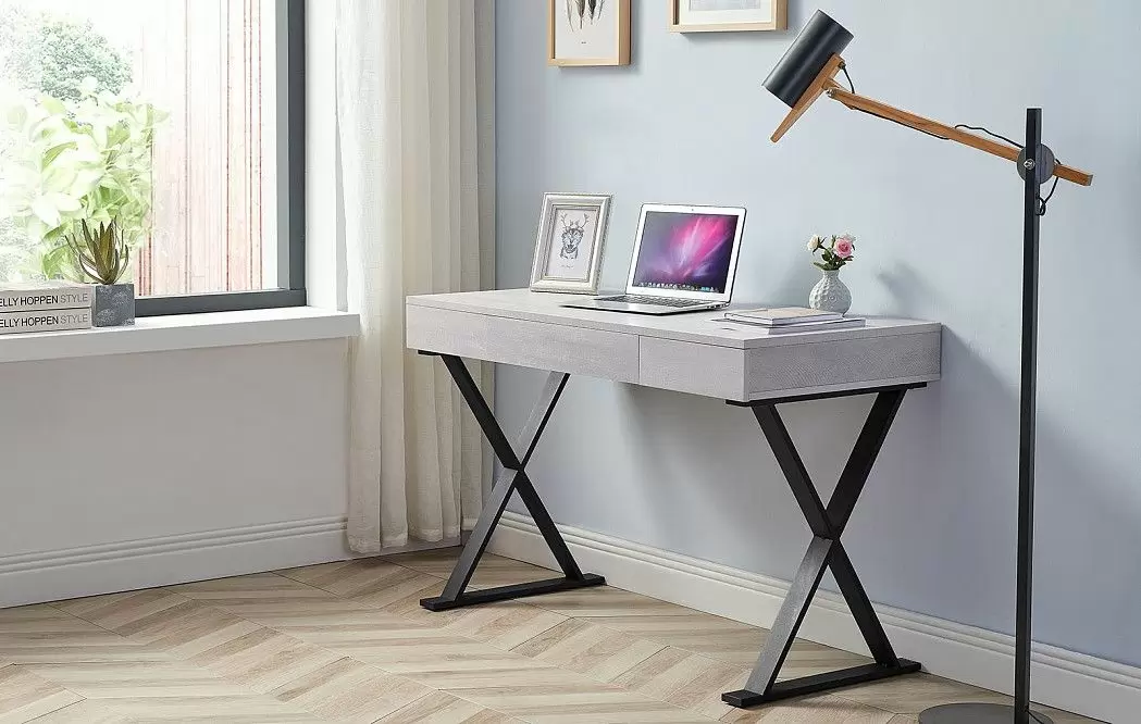 Стол письменный Croft, пепельный дуб/черный - фото 3