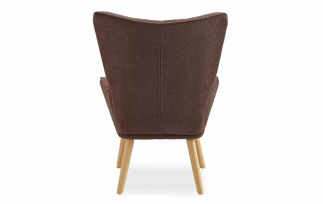 Кресло и оттоманка Hygge, коричневый/натуральный - фото 8