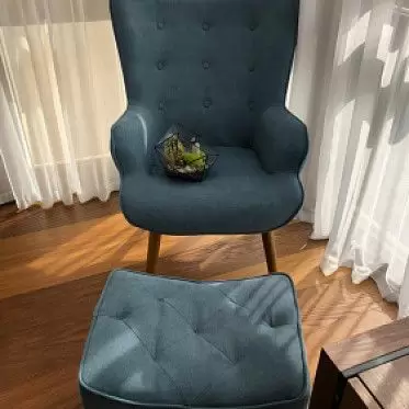 Кресло Hygge, темно-бирюзовый/орех IMG-20210802-WA0051.jpg