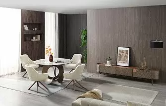 Стол Teodor + 4 стула Emma