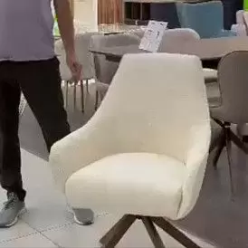 Стул Emma, бежевый/коричневый/бронза