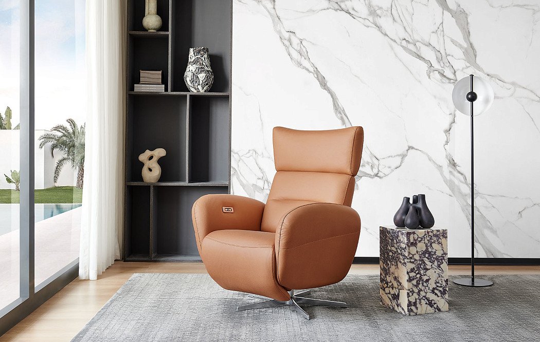 Кресло-реклайнер Star, карамель - фото 4