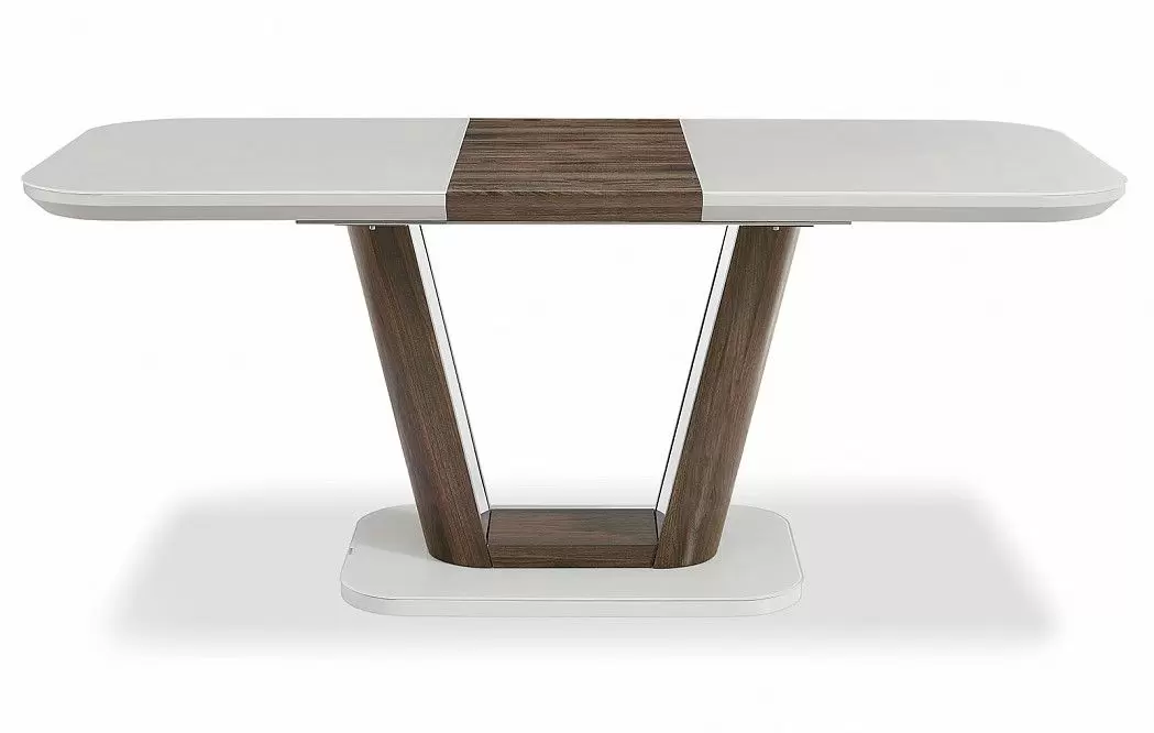 Стол раскладной Ester 140-180, бежевый/коричневый - фото 17