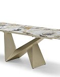 Стол раскладной Portofino Champagne 180-260, керамика/шампань