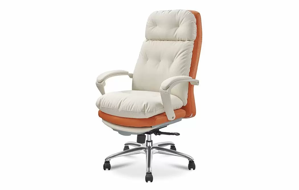 Кресло Level, кремовый/оранжевый - фото 12