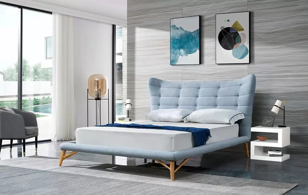 Кровать Venezia 180х200, голубой - фото 10