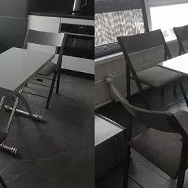 Стол Claus + 4 стула Party