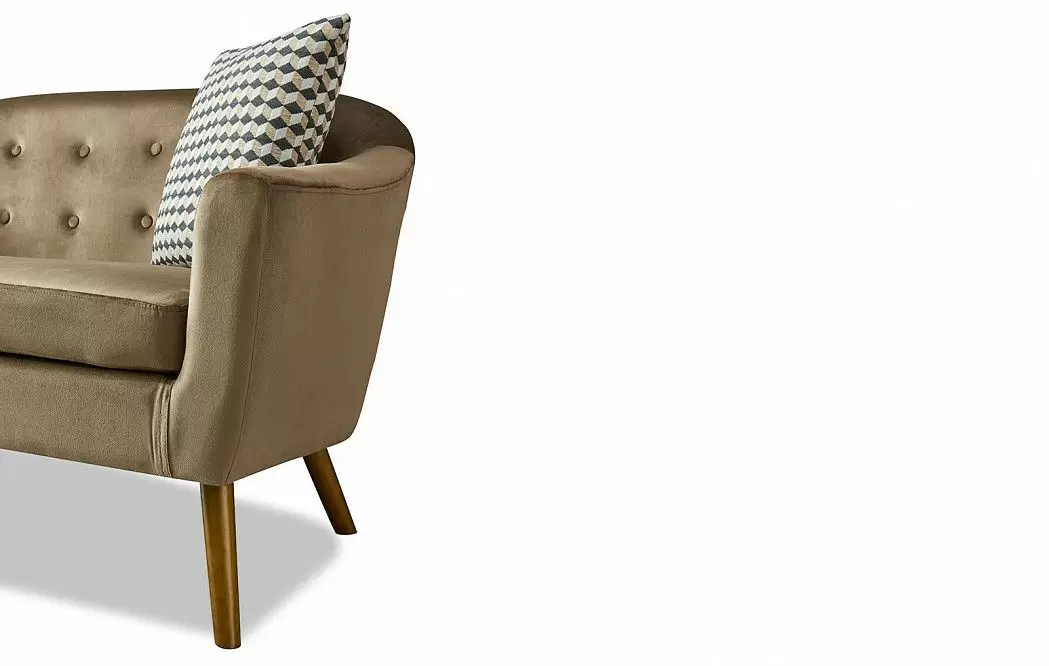 Диван Florence 2-х местный, коричневый/орех - фото 9