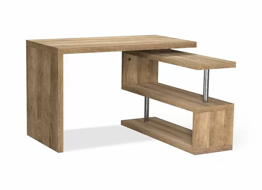 Стол письменный Creator, орех/хром - фото 4